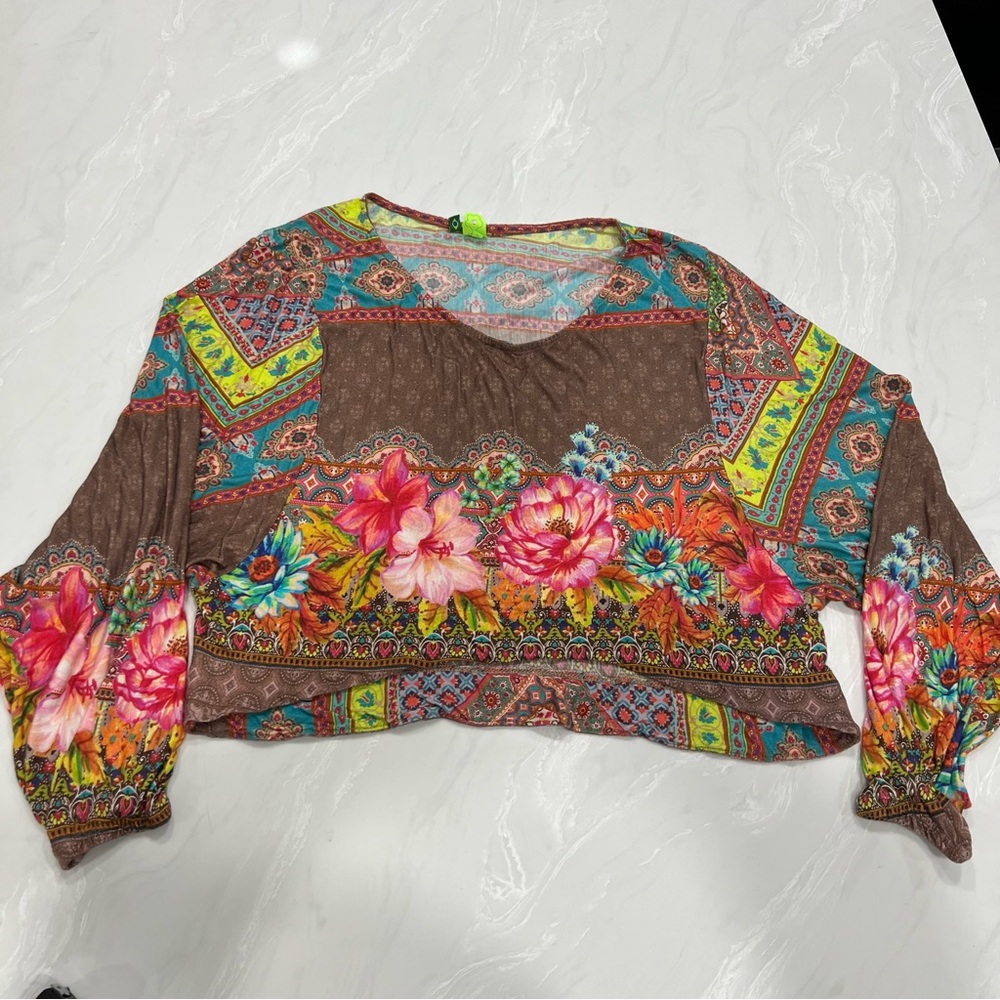 Rio Women’s Floral Top Size P